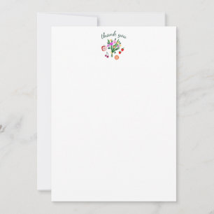 FRESH OFF THE MARKET Cute Custom Bridal Shower Thank You Card