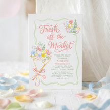 Fresh Off The Market Elegant Pastel Bridal Shower