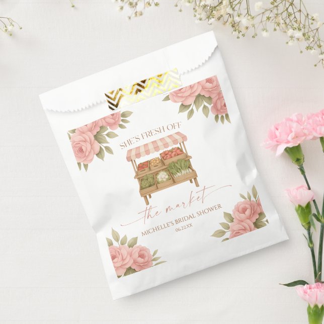 Fresh Off The Market Farmer's Market Bridal Shower Favour Bags (Sealed)