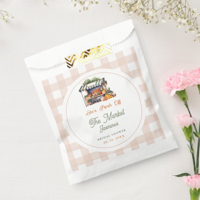 Fresh Off The Market Farmers Market Bridal Shower  Favour Bags (Sealed)
