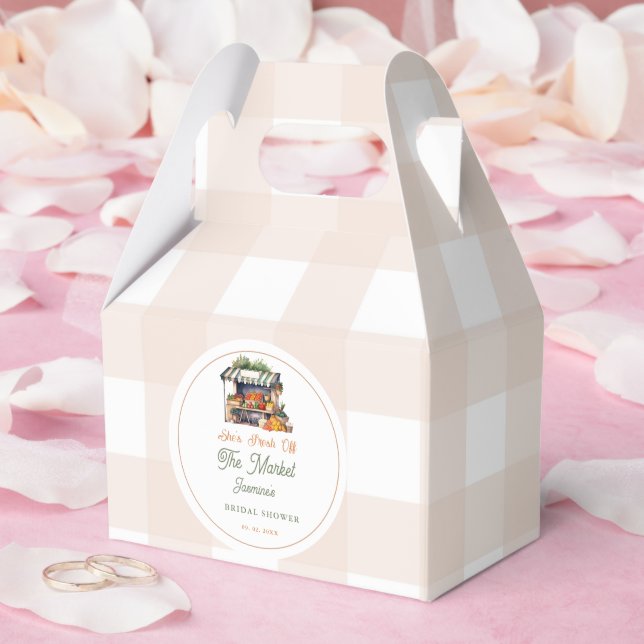 Fresh Off The Market Farmers Market Bridal Shower  Favour Box (Wedding)