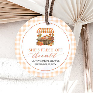 Fresh Off The Market Farmers Market Bridal Shower Favour Tags
