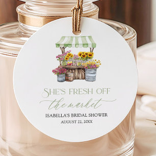 Fresh Off The Market Farmers Market Bridal Shower Favour Tags