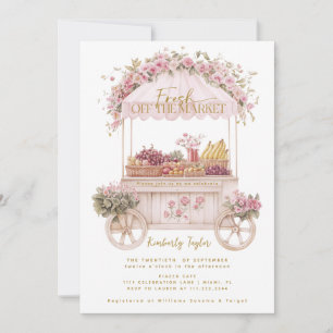 Fresh Off The Market Farmers Market Bridal Shower Invitation