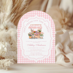 Fresh Off The Market Farmers Market Bridal Shower Invitation