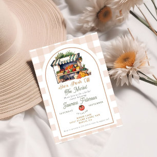 Fresh Off The Market Farmers Market Bridal Shower Invitation