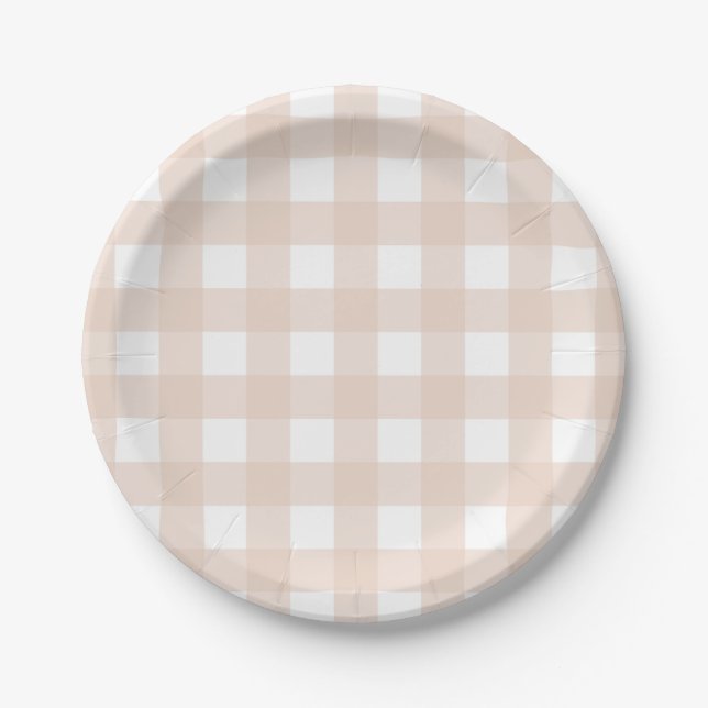 Fresh Off The Market Farmers Market Bridal Shower  Paper Plate (Front)