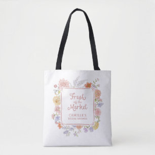 Fresh off the Market Floral  Tote Bag