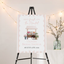 Fresh off the Market Flower Cart Bridal Shower