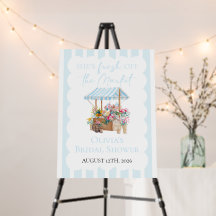 Fresh off the Market Flower Cart Bridal Shower