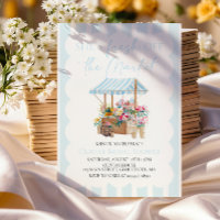Fresh off the Market Flower Cart Bridal Shower