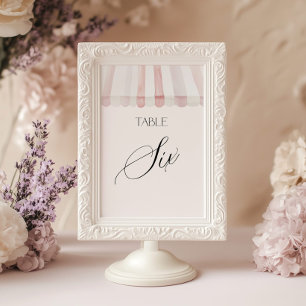 Fresh Off the Market Table Number Six