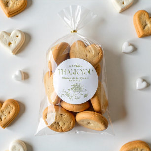 Fresh Off the Market Thank You Favour Stickers