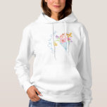Fresh Off the Market Watercolor Floral Bouquet Hoodie<br><div class="desc">Fresh Off the Market Watercolor Floral Bouquet Hoodie 
Matching items are available.</div>