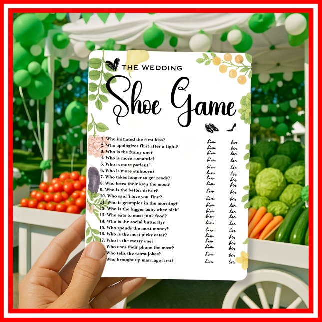 Fresh Off The Market Wedding Shoe Game  (Creator Uploaded)