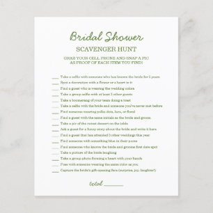Fresh Off the Market Whimsical Green Bridal Shower