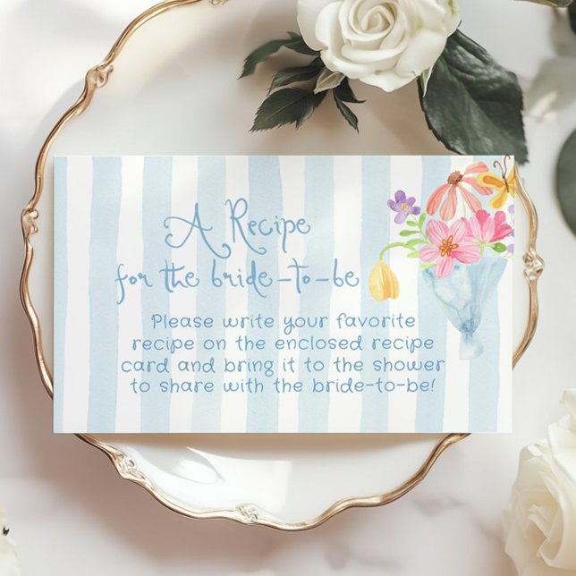 Fresh Off the market Whimsical Recipe Enclosure Card (Creator Uploaded)