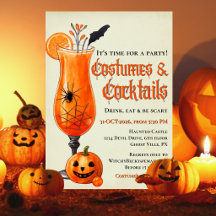 Fresh Orange Costumes & Cocktails Halloween Party
