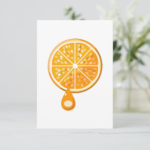 Fresh Orange Invitations