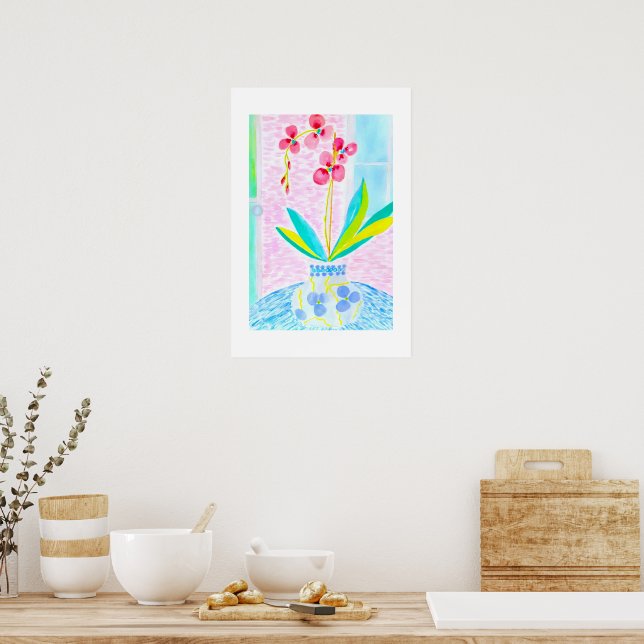 Fresh Orchid Poster (Kitchen)