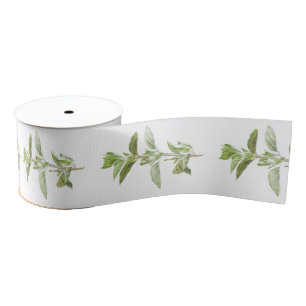 FRESH OREGANO 3" Wide Grosgrain Ribbon