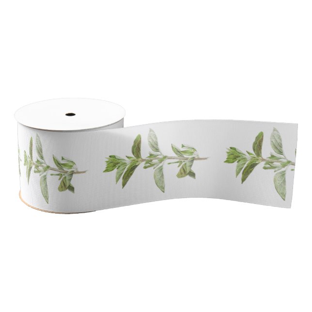 FRESH OREGANO 3" Wide Grosgrain Ribbon (Spool)