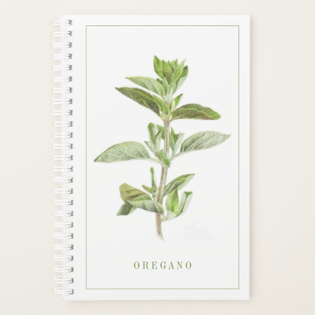 FRESH OREGANO 5.5x8.5 Planner / Calendar (Front)