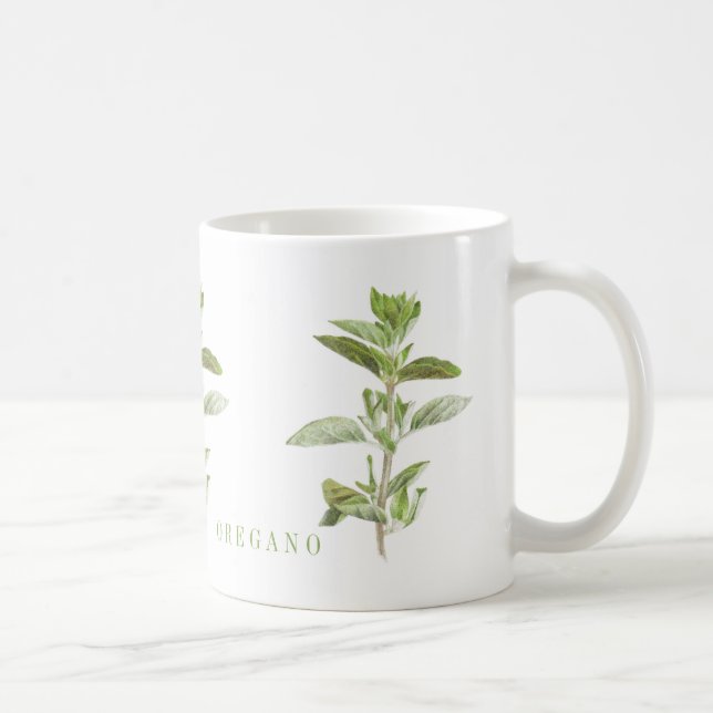 FRESH OREGANO White Mug (Right)