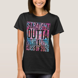 Fresh Out Of Fourth Grade Graduate Boys Kids T-Shirt