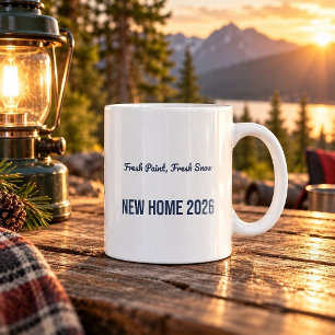Fresh Paint Fresh Snow New Home 2026 Christmas Mug