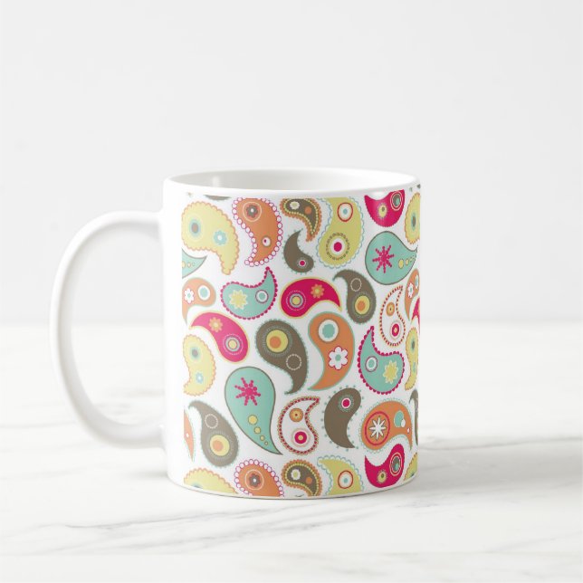 Fresh paisley mug (Left)