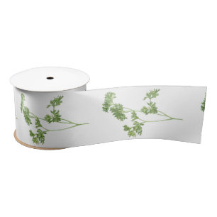 FRESH PARSLEY 3" Wide Satin Ribbon