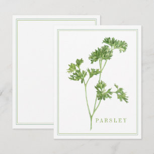 FRESH PARSLEY 4.25x5.5 Flat Card