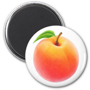 Fresh peach magnet