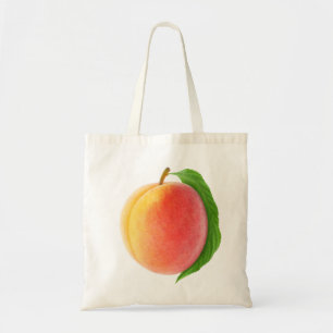 Fresh peach tote bag