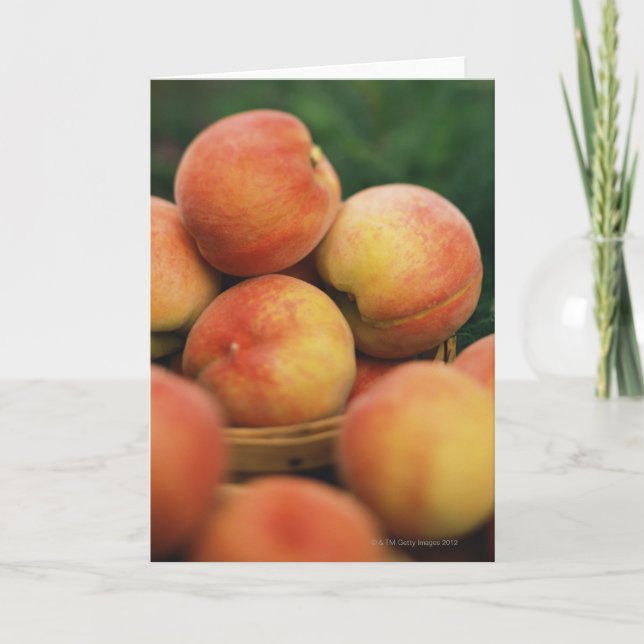 Fresh peaches card (Front)