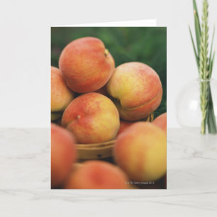 Fresh peaches card