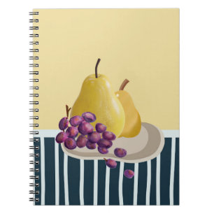 'Fresh Pear'   still life artwork  Notebook