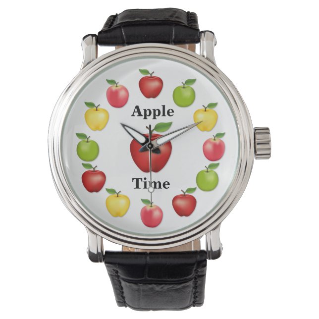 Fresh Picked Apple Time Watch (Front)
