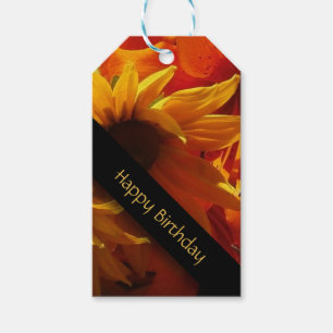 Fresh Picked Flowers Birthday Gift Tags
