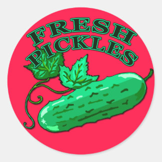 Fresh Pickles Label for Homemade Pickles