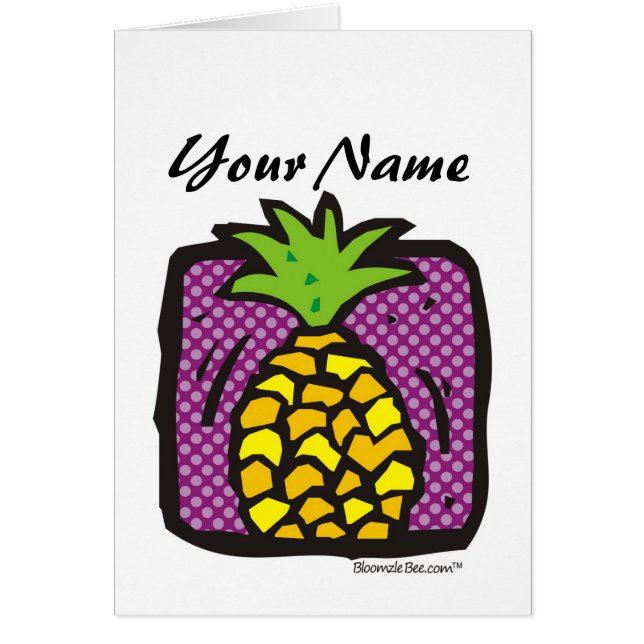 Fresh Pineapple. (Front)