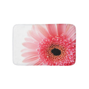 Fresh Pink Gerbera Daisy Photograph Bath Mat