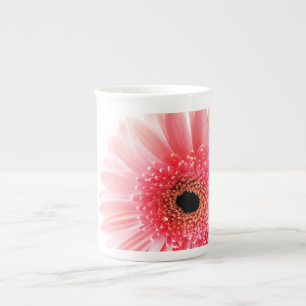 Fresh Pink Gerbera Daisy Photograph Bone China Mug