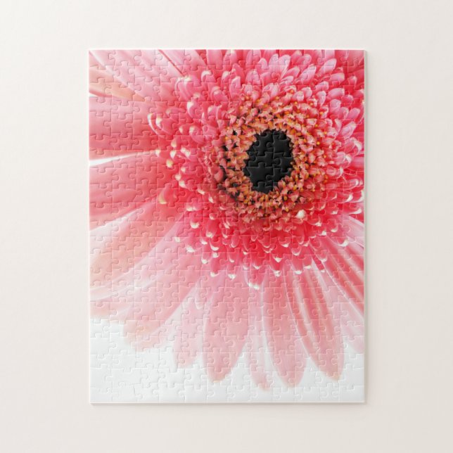 Fresh Pink Gerbera Daisy Photograph Jigsaw Puzzle (Vertical)