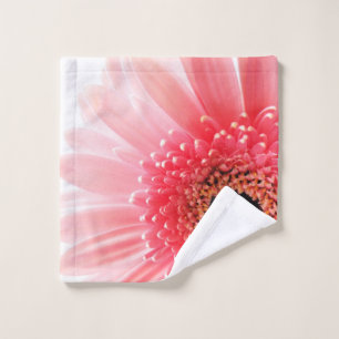 Fresh Pink Gerbera Daisy Photograph Wash Cloth