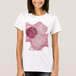Fresh Pink LOVE Print T-Shirt