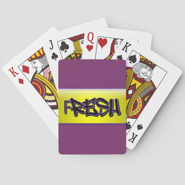 Fresh ! playing cards for sale ! (Back)