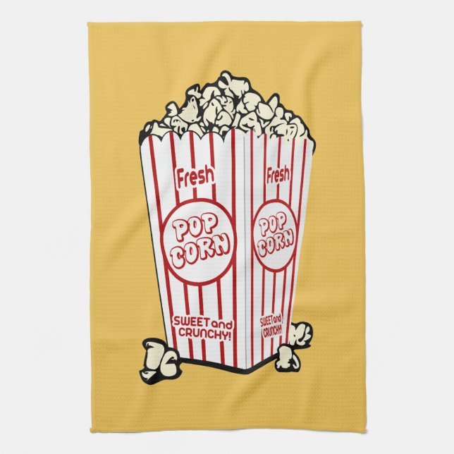 Fresh Popcorn Tea Towel (Vertical)