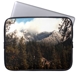 Fresh powdered snow on Yolla Bollies..... Laptop Sleeve